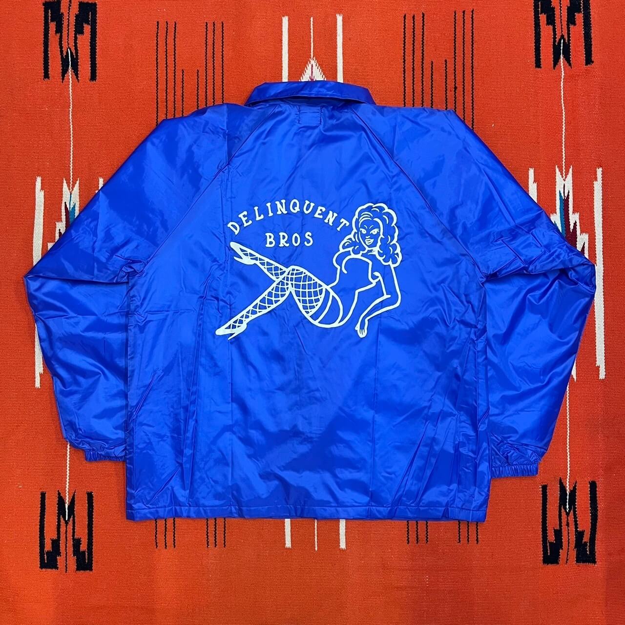 ”Stardust” Nylon Coach Jacket　BLUE