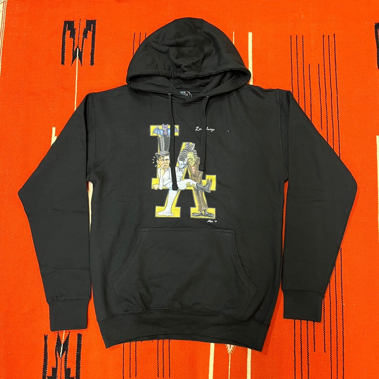 LA Monster Hoodie　BLACK