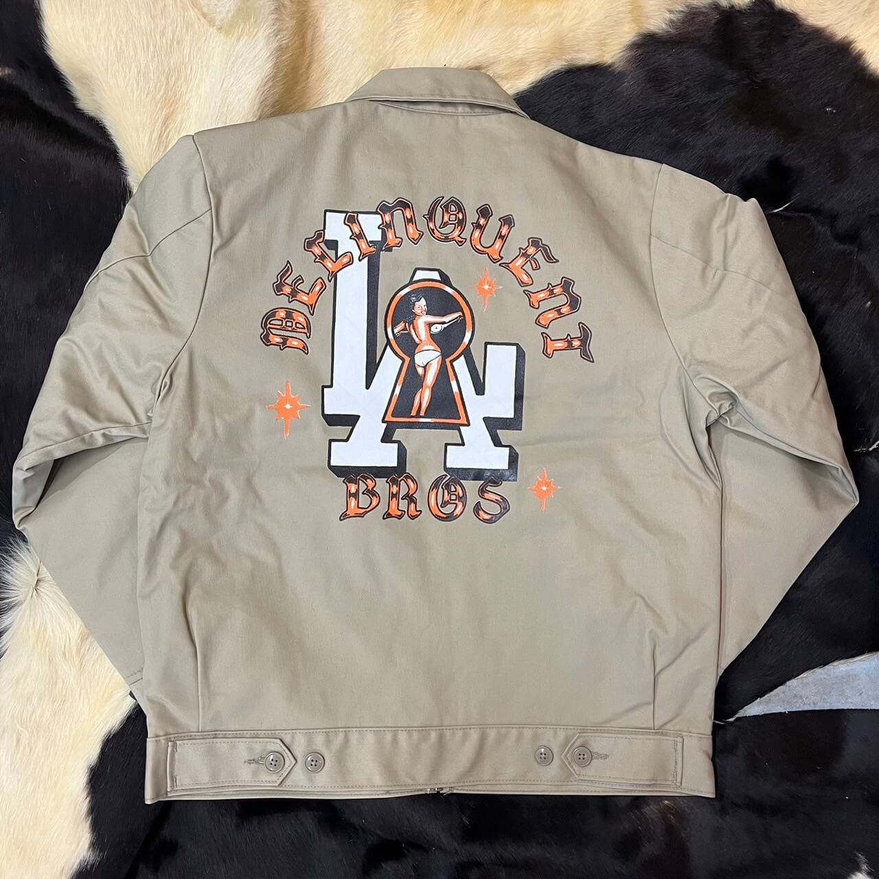 “Peek a Boo” Mechanic Jacket　BEIGE