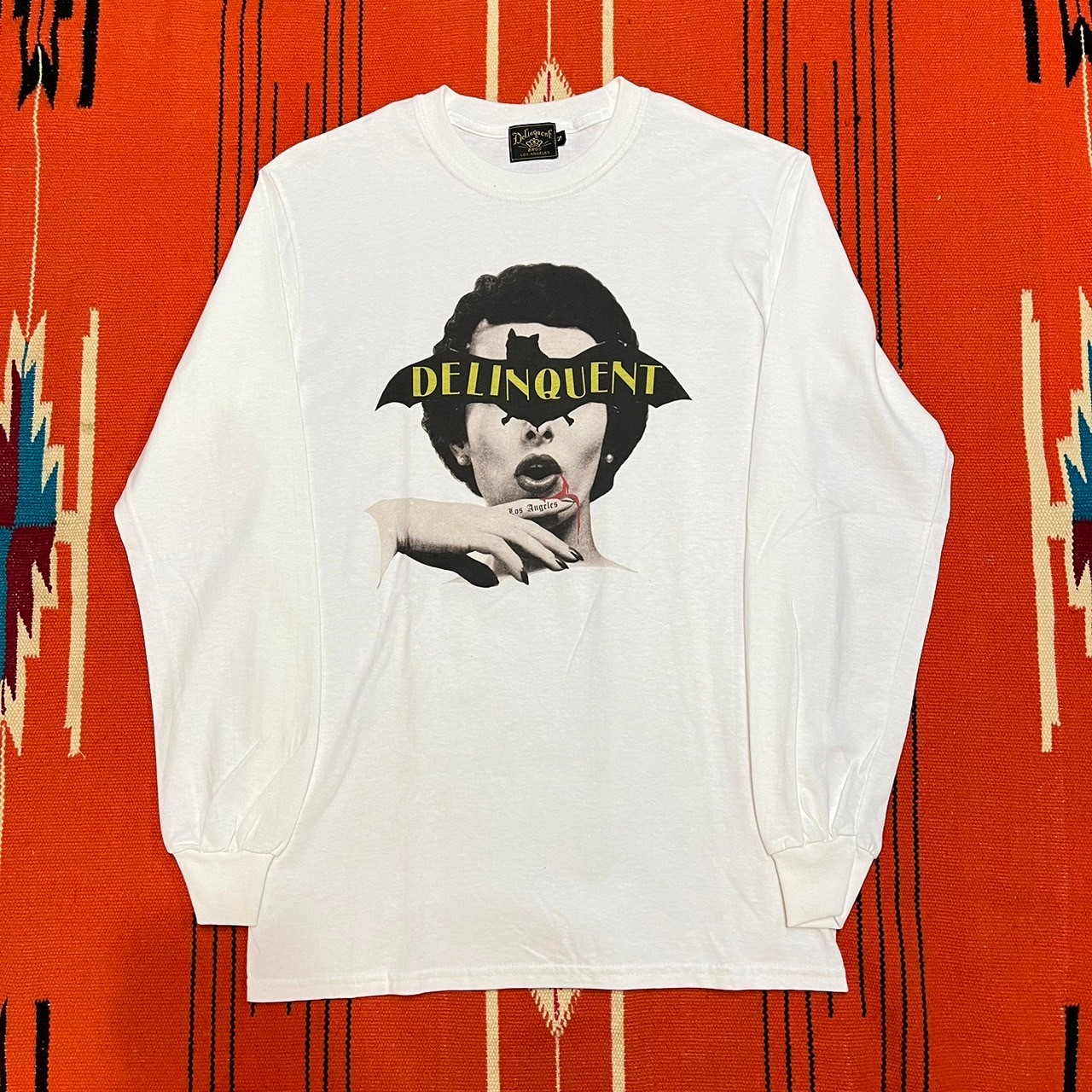 “Bloodthirsty” L/S Tee　WHITE