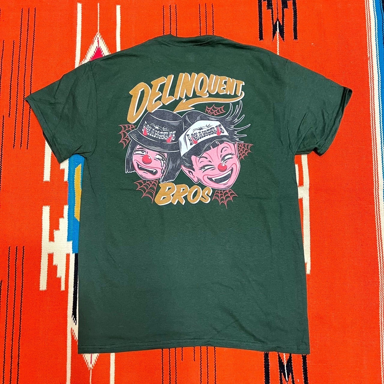 “Good times,Bad times” Tee　DARK GREEN