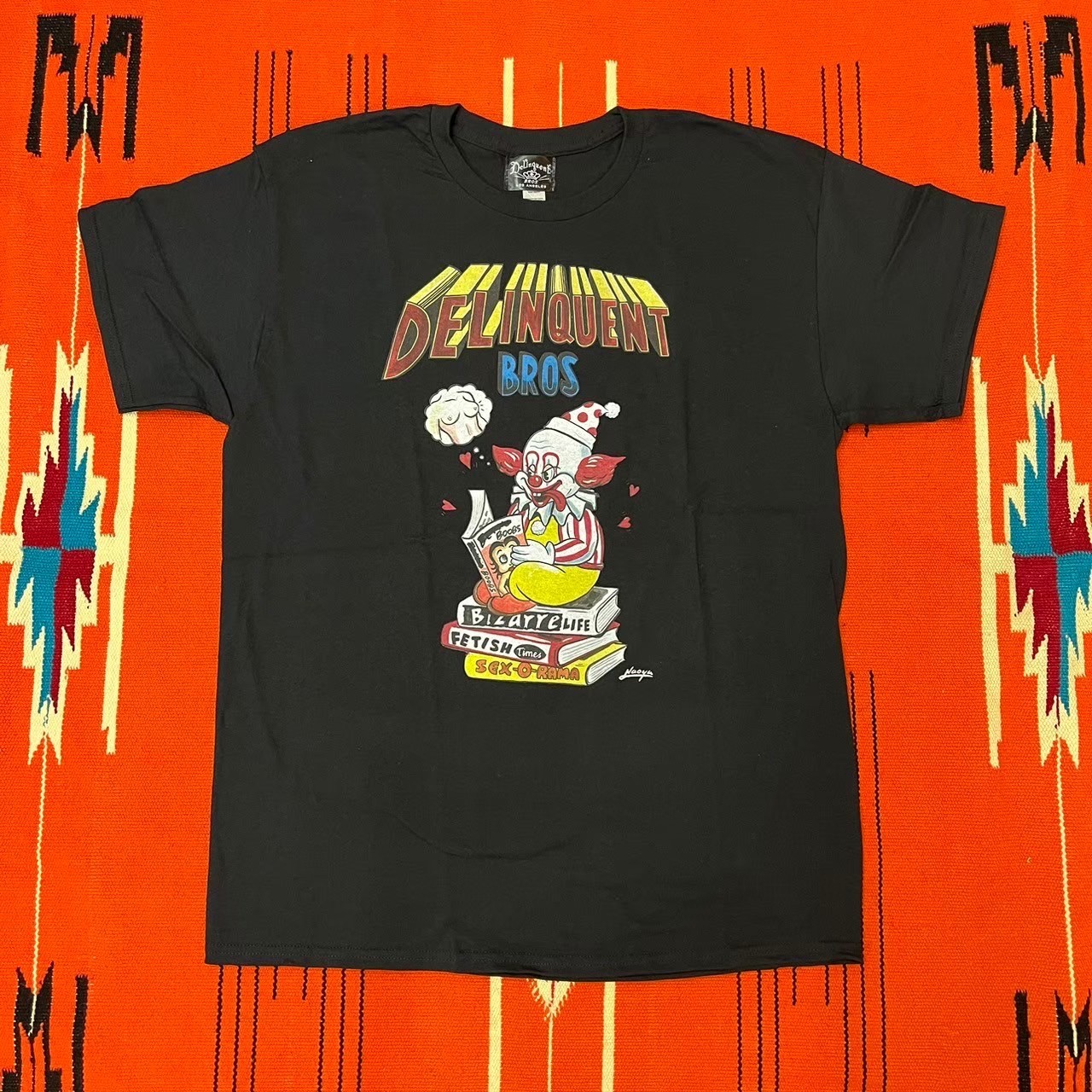 “Perv-O the Clown” Tee　BLACK