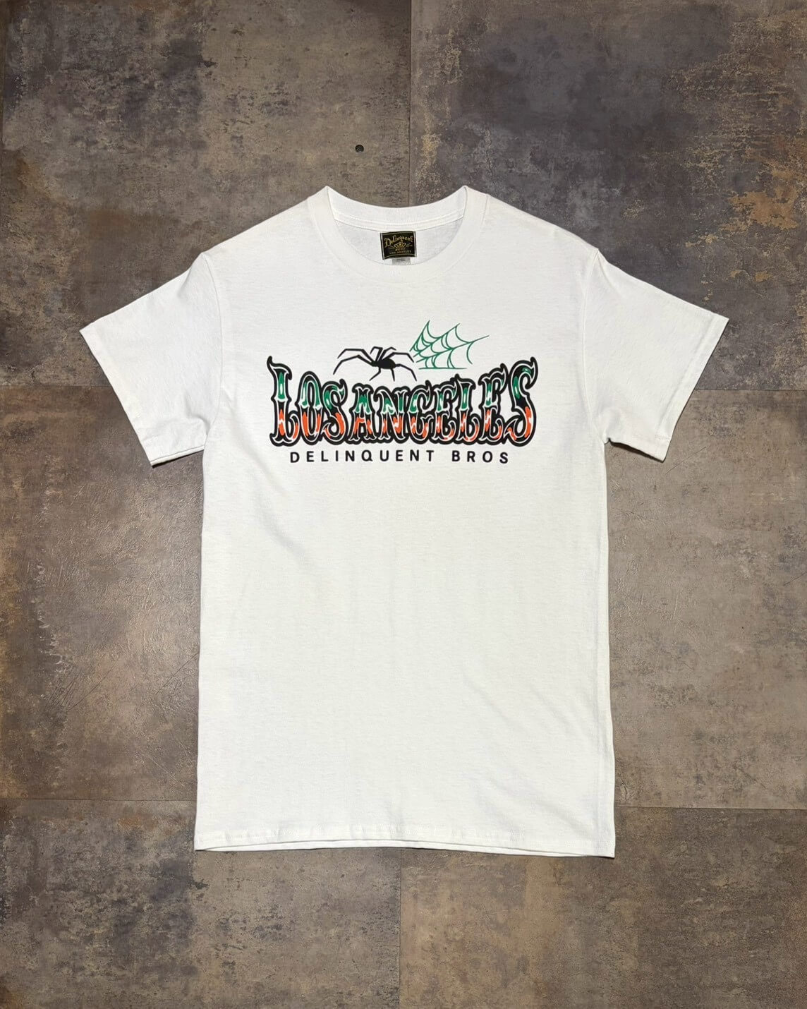 Spider Logo Tee　WHITE