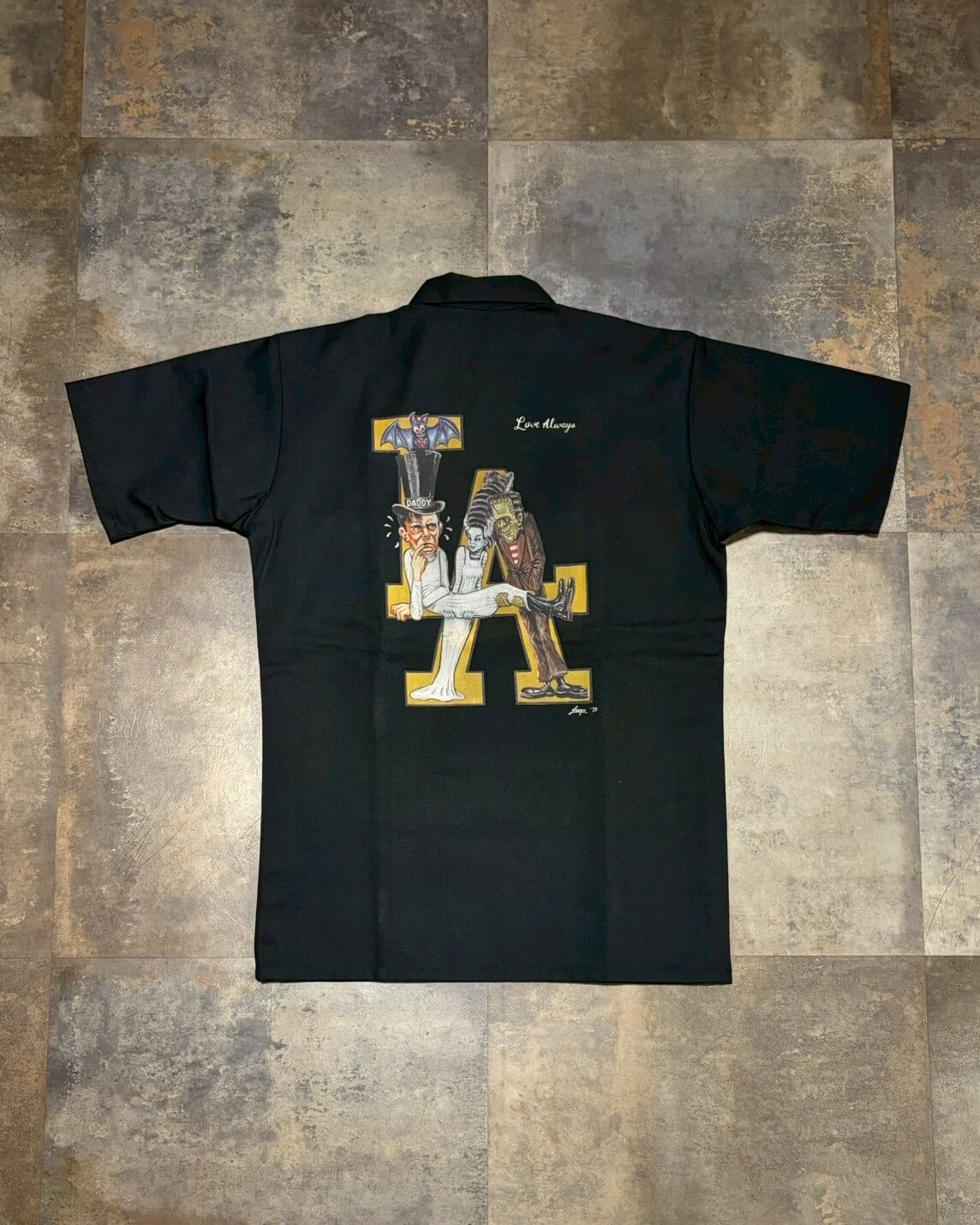 LA Monster Half Zip Work Shirt