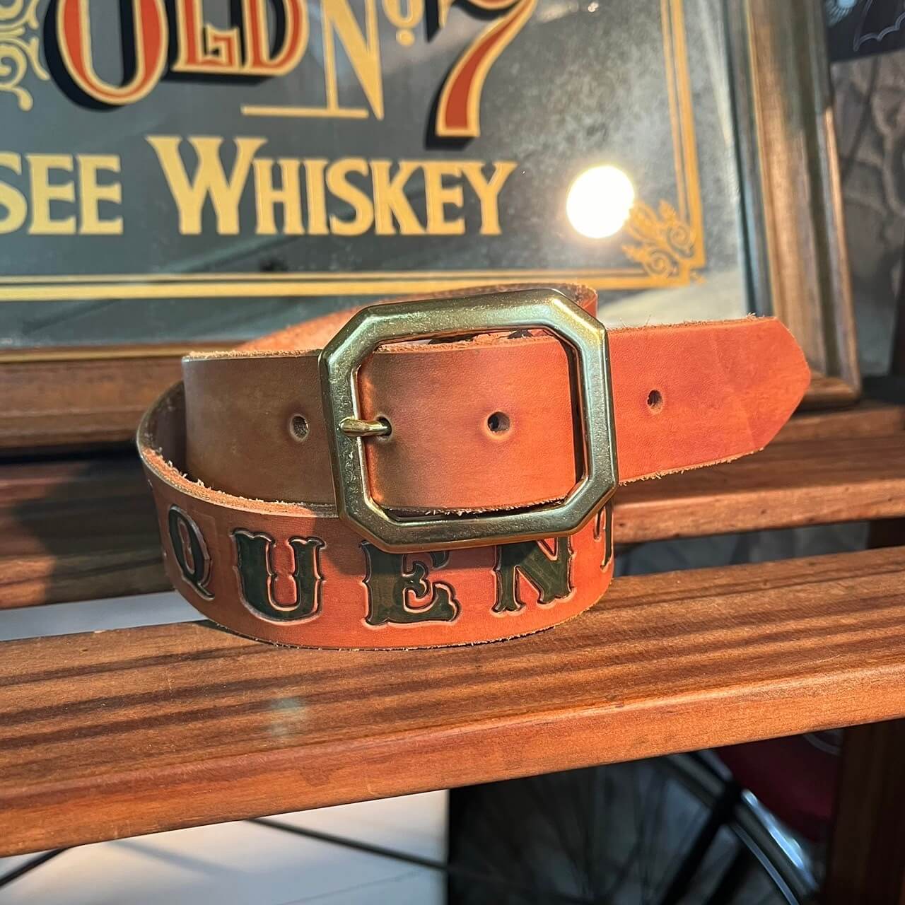 Delinquent Bros Leather belt