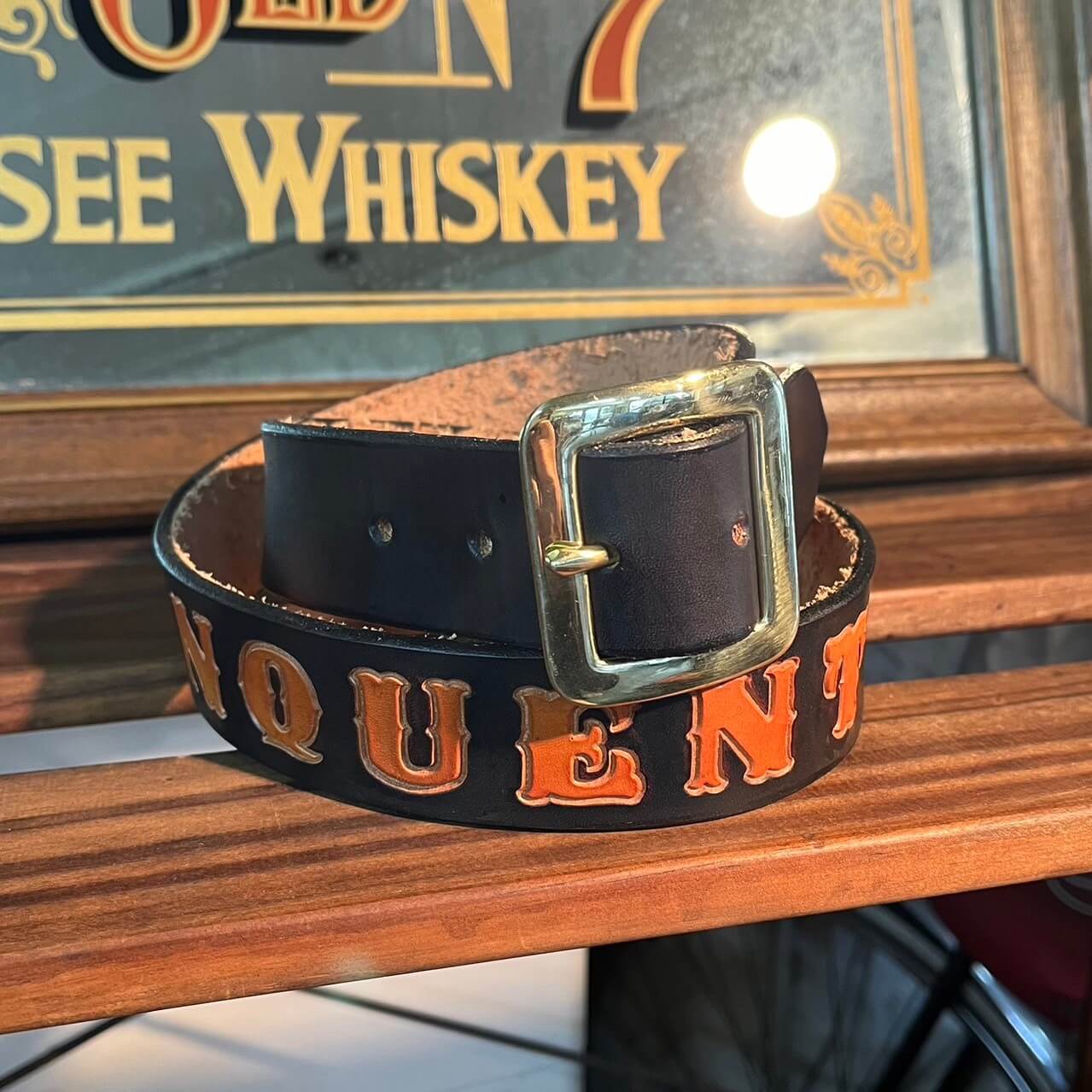 Delinquent Bros Leather belt