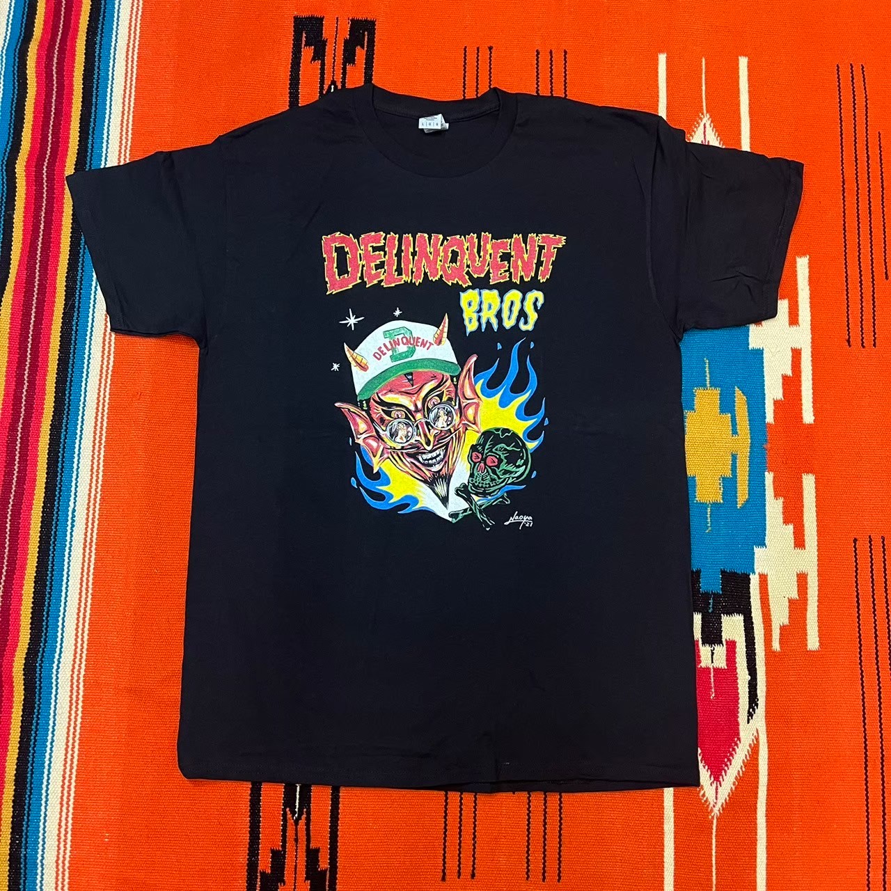 “Delinquent Devil” Tee　BLACK