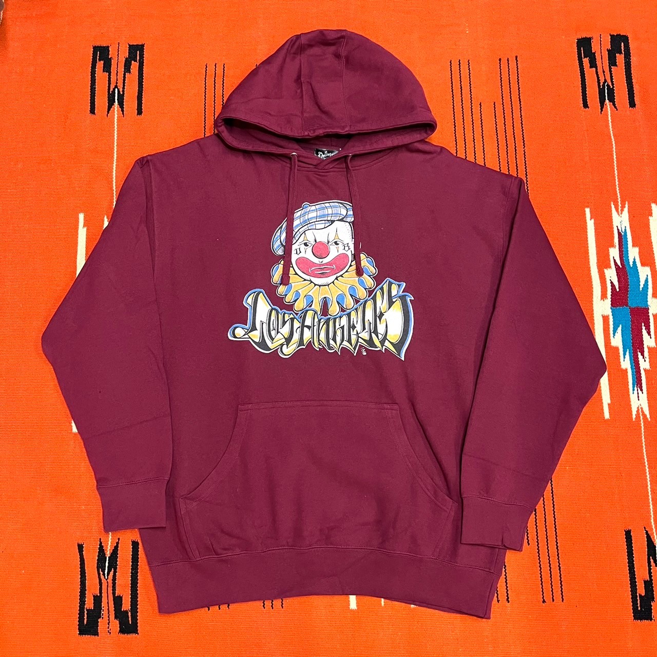 “Nothin’ to Laugh”Hoodie　BURGUNDY