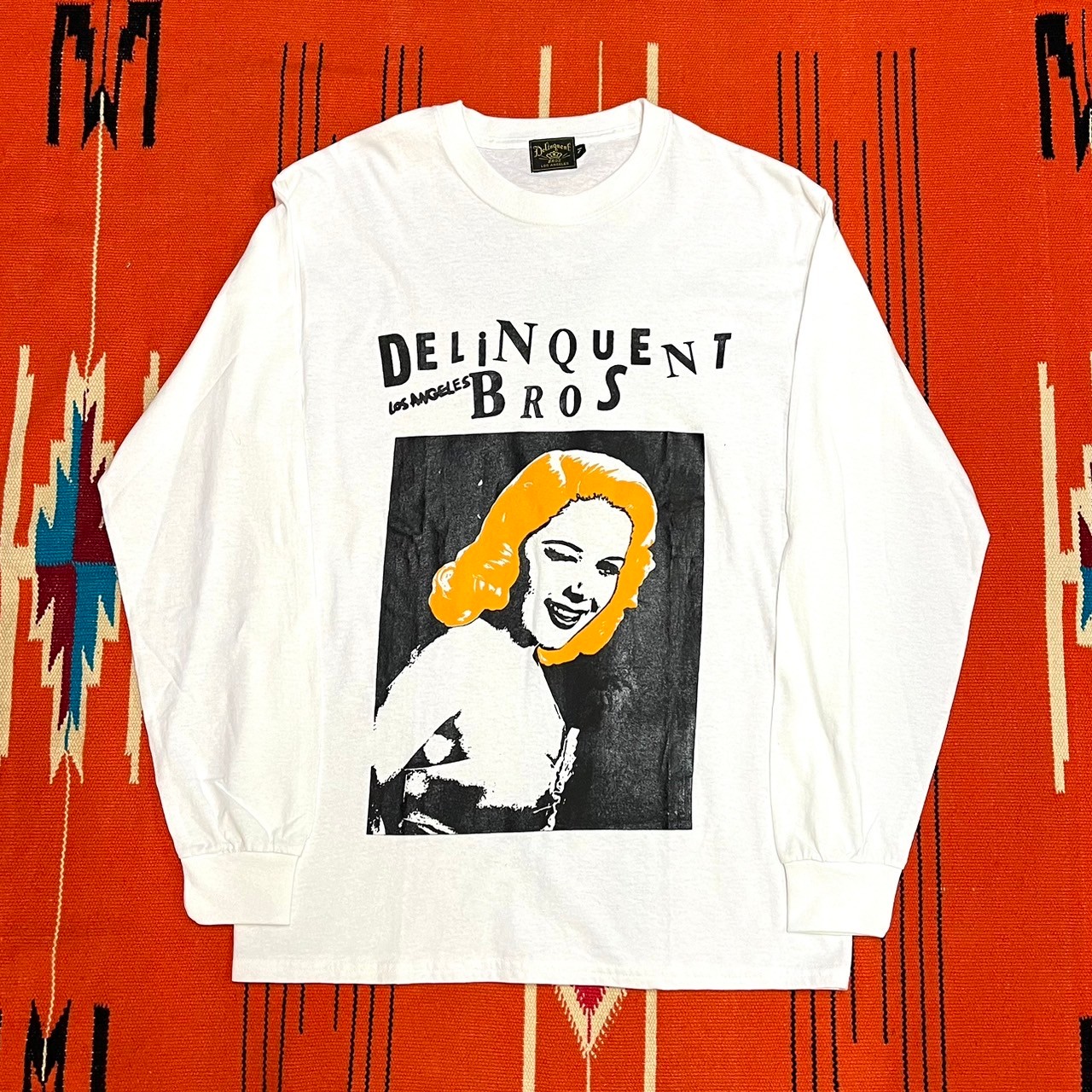 “Old Mag” L/S Tee　WHITE