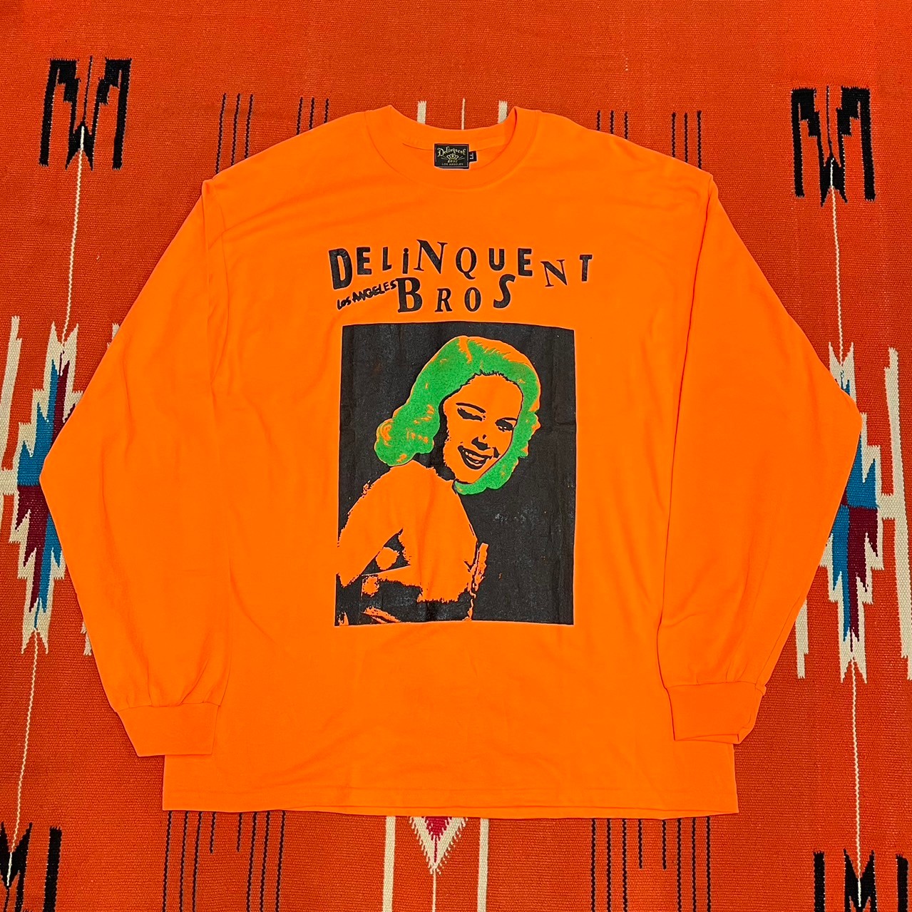 “Old Mag” L/S Tee　ORANGE