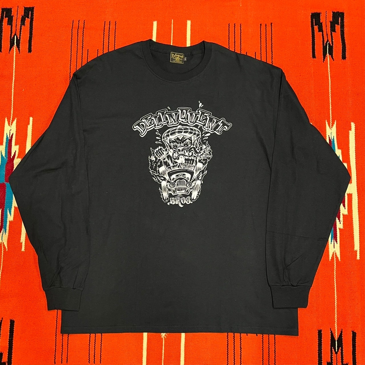 “Lone Wolf”  L/S Tee　BLACK