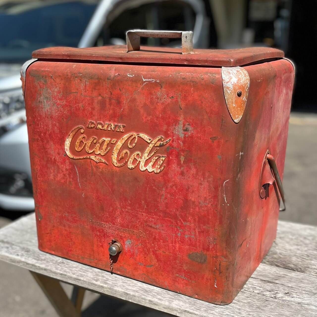 【50s】Coca Cola Cooler Box