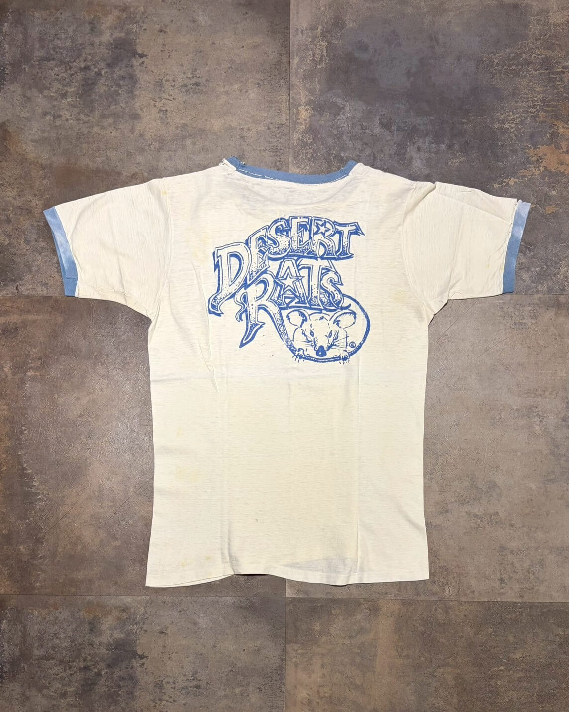 【Vintage】DESERT RATS Ringer Tee