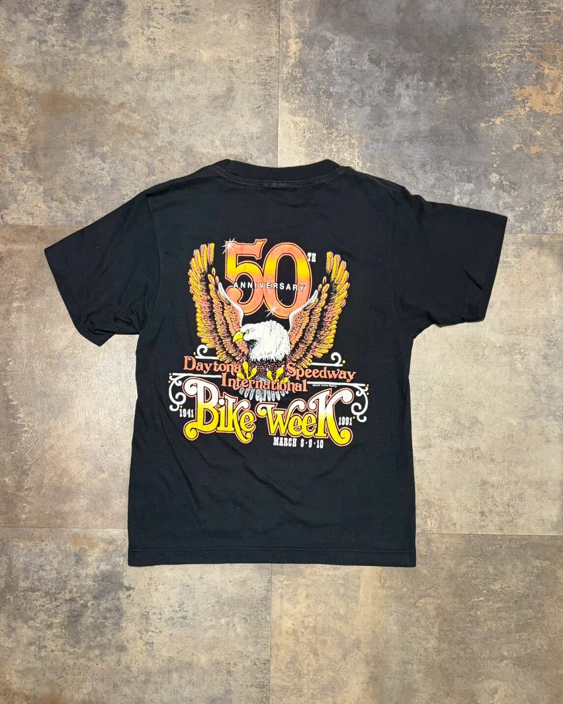【90s】Daytona Beach Bike Week 50TH ANNIVERSARY  Tee