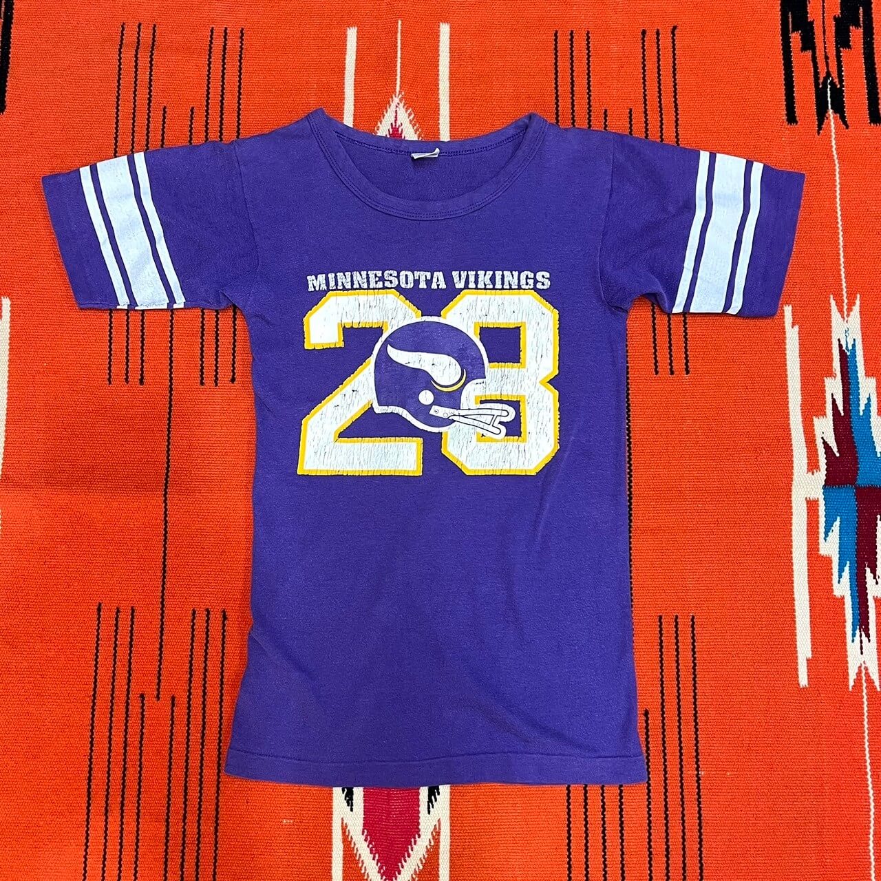 【80s】Champion “MINNESOTA VIKINGS” Foot ball Tee (XSサイズ相当)