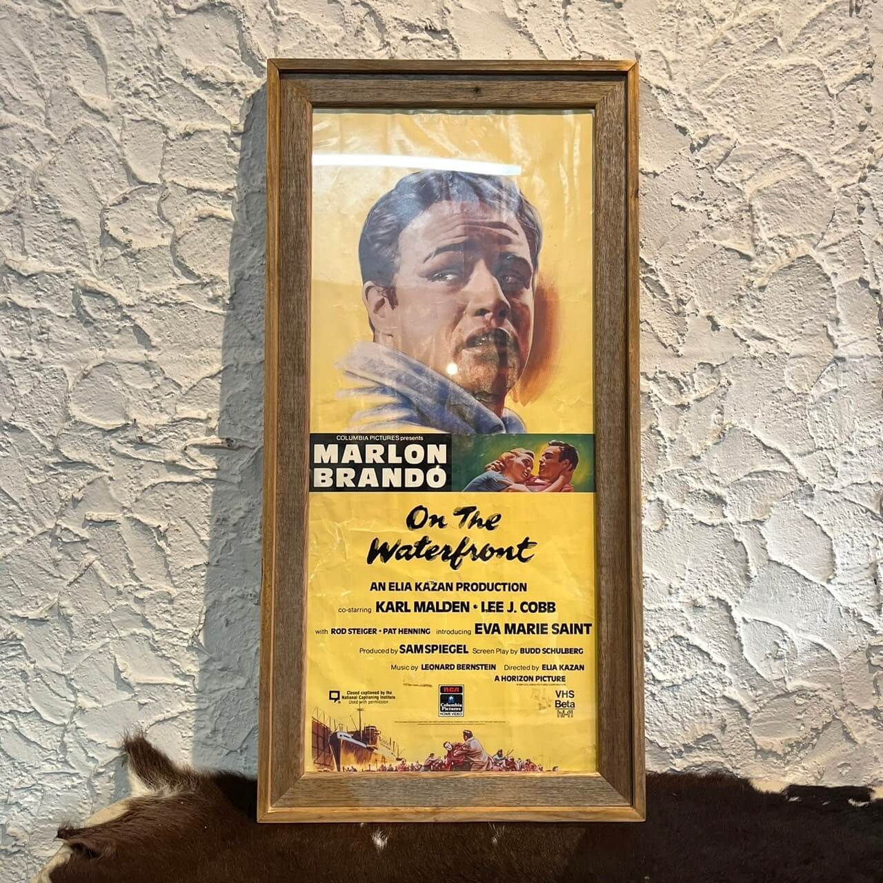 【70s~】 Wood Frame Vintage Poster