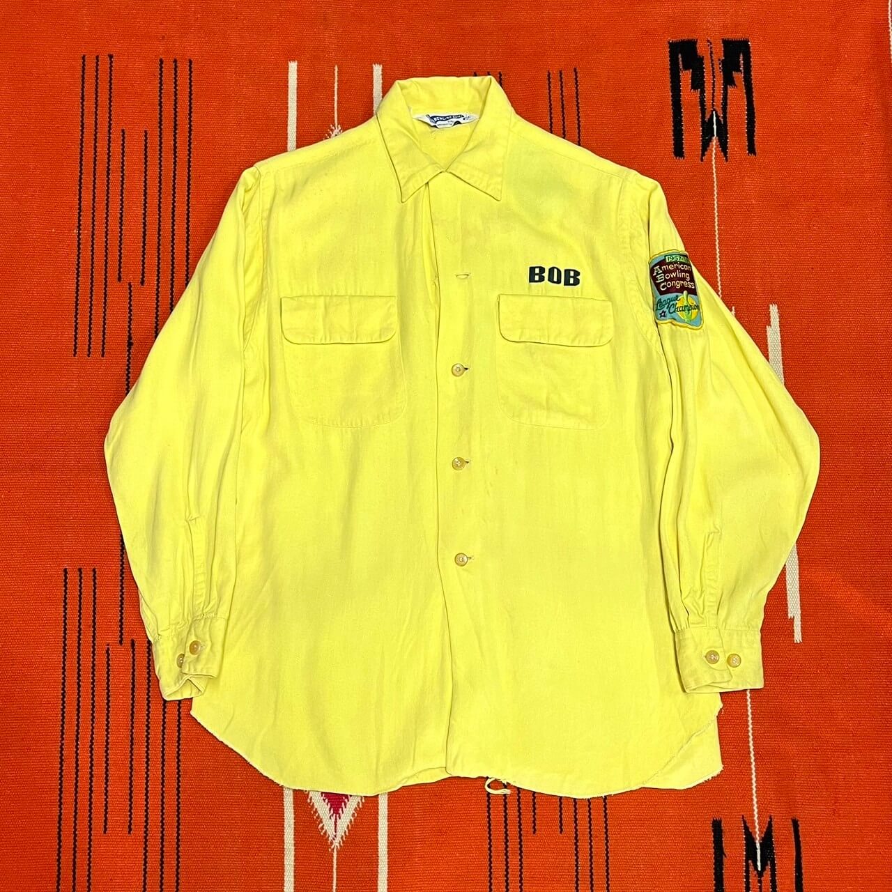 【50s】American Bowling Congress Shirt (Lサイズ相当)