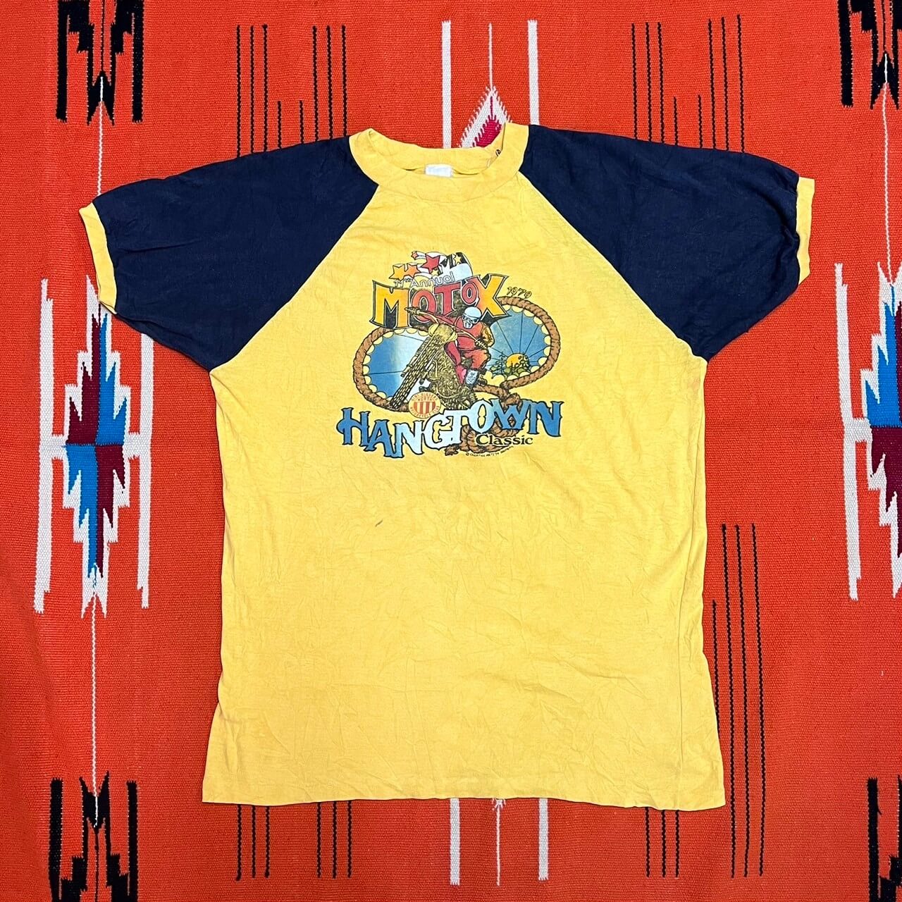 【70s】1979 MOTOX HANGTOWN Raglan Tee (Mサイズ相当)