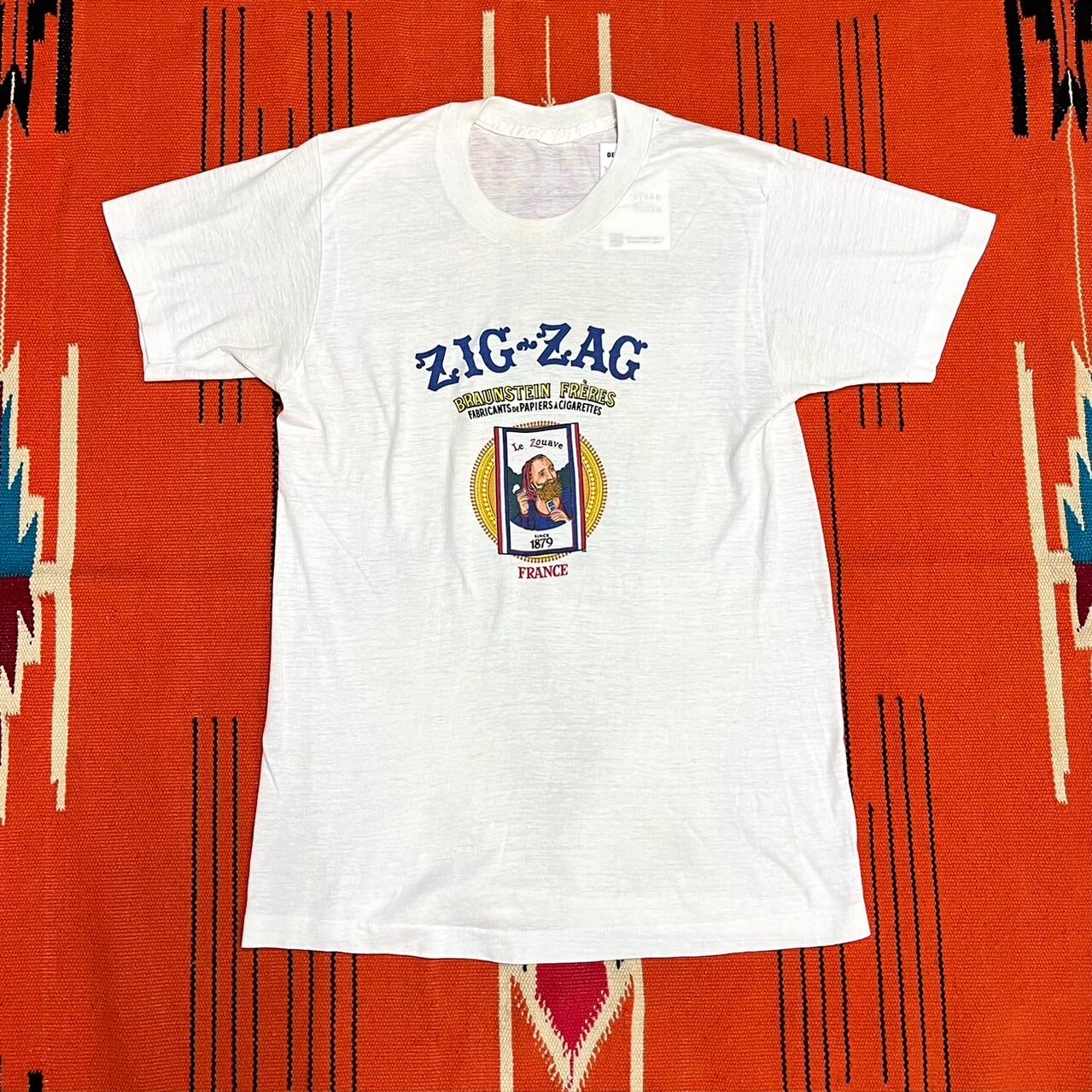 【70~80s】ZIG-ZAG Tee (Sサイズ相当)