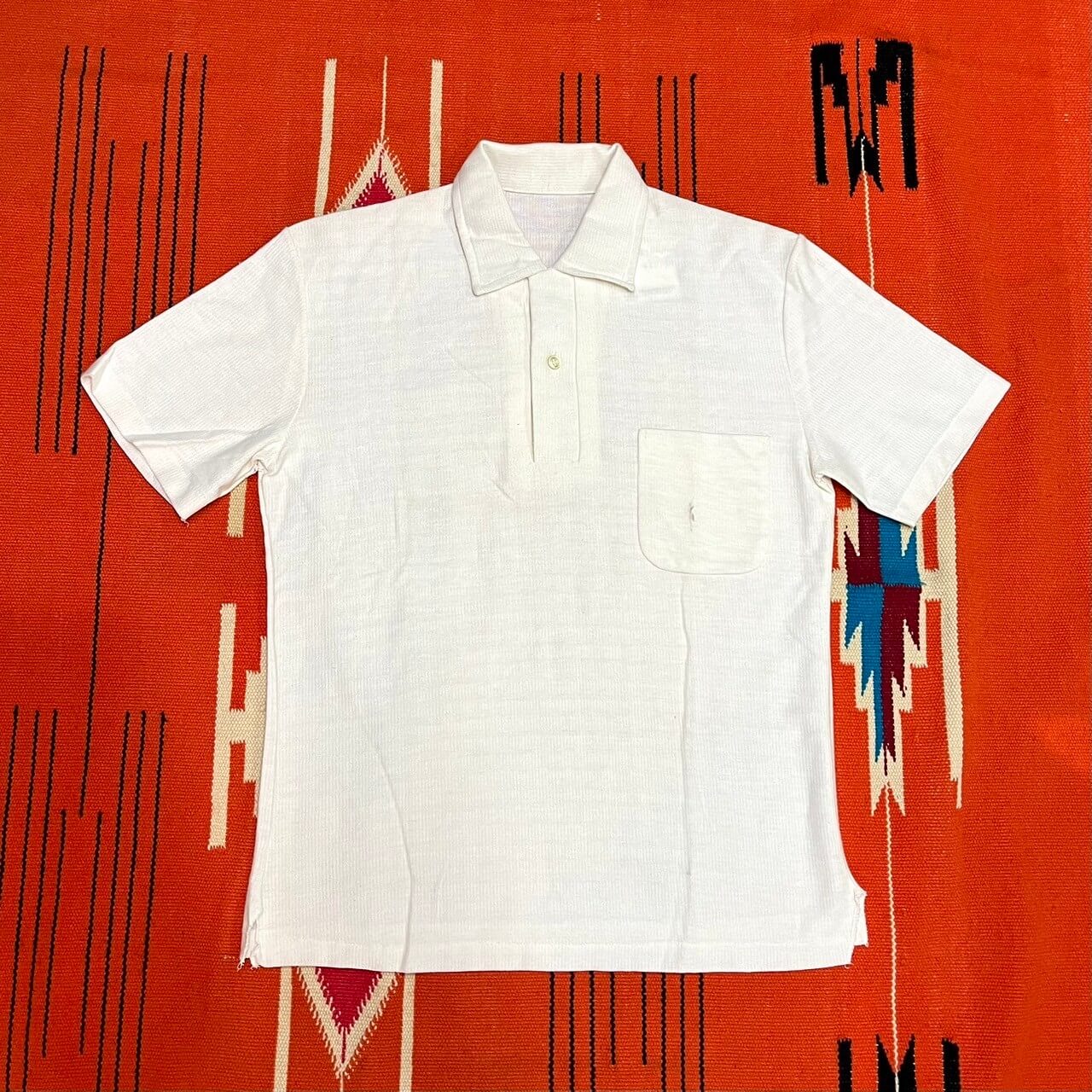 【50s】Cotton Polo Shirt (Mサイズ相当)