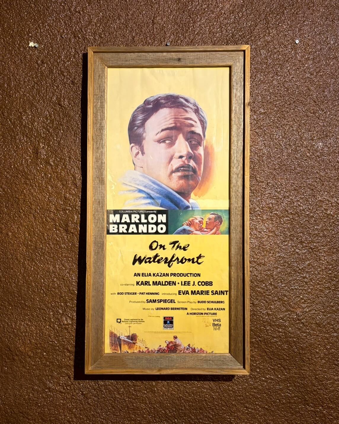 【70s~】 Wood Frame Vintage Poster