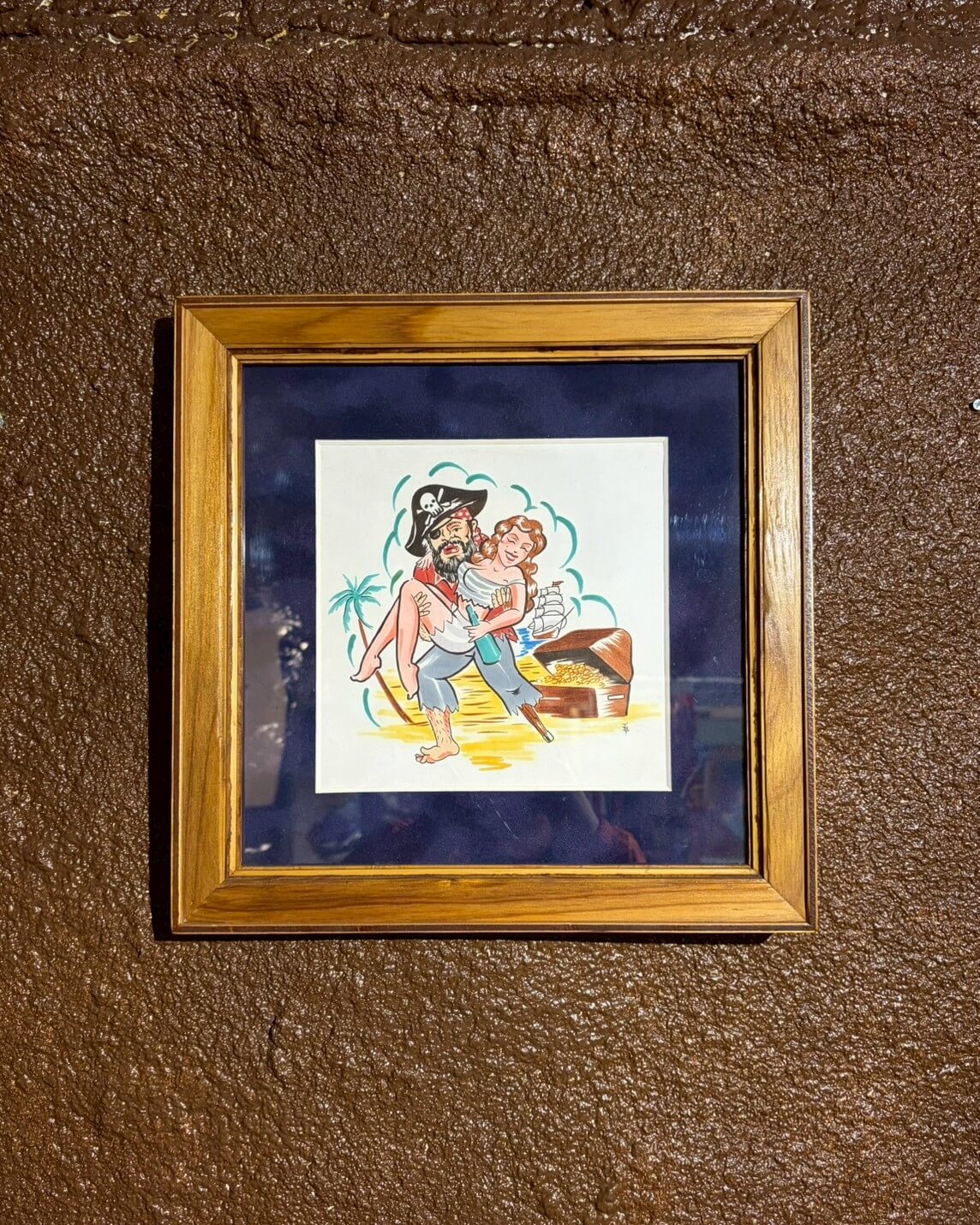 Delinquent Bros Wood Frame Art Work