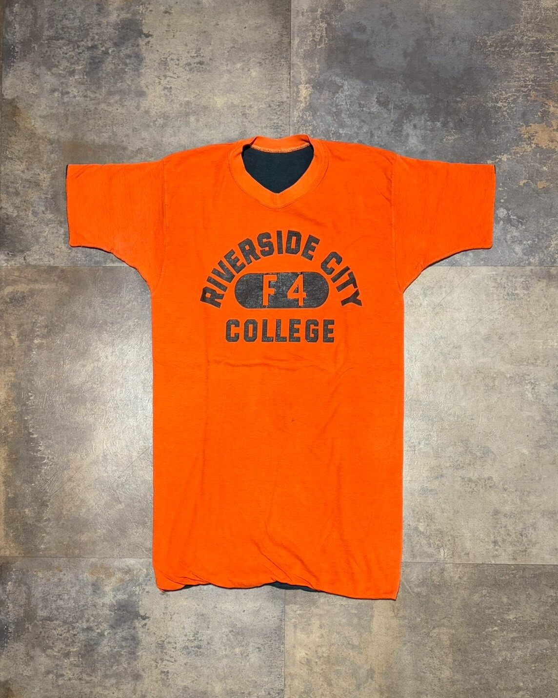 【70~80s】RIVERSIDE CITY COLLEGE Reversible Tee