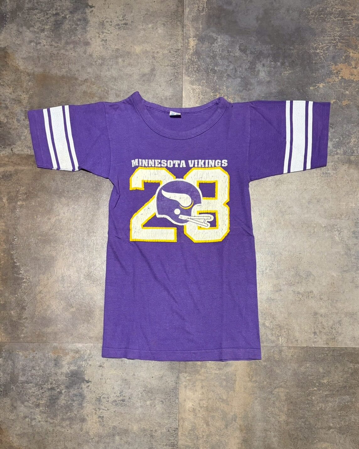 【80s】Champion MINNESOTA VIKINGS Foot ball Tee