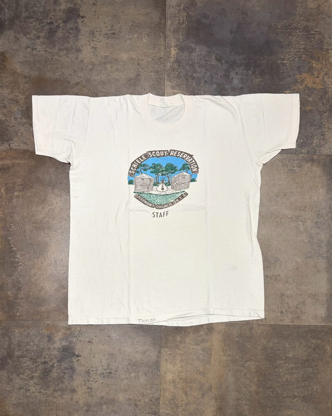 【Vintage】SCHIELE SCOUT-RESERVATION Tee