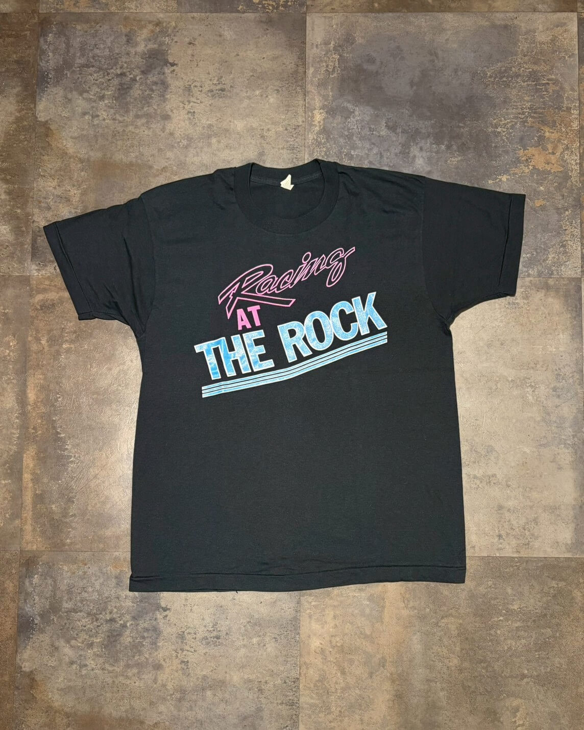 【80s】Racing AT THE ROCK Tee