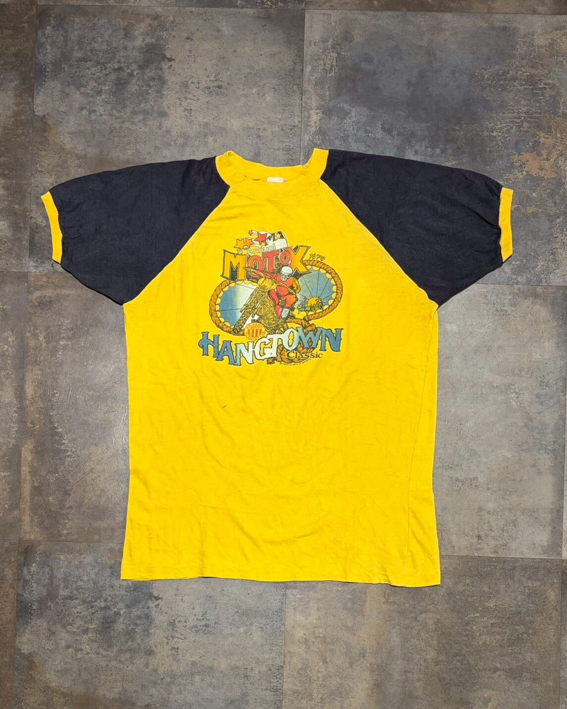 【70s】1979 MOTOX HANGTOWN Raglan Tee