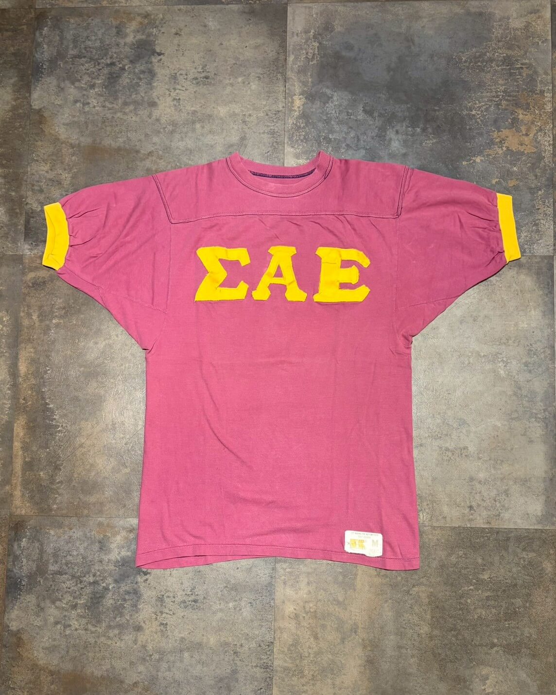 【70s】RUSSELL Foot ball Tee