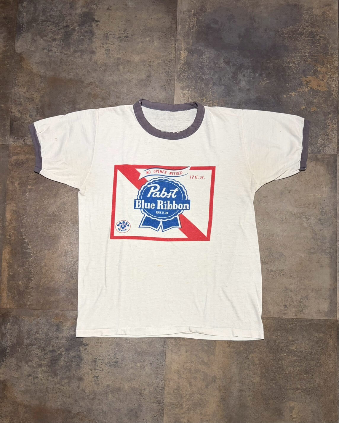 【70~80s】Pabst Blue Ribbon Ringer Tee