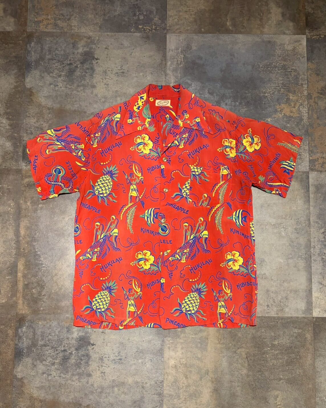 【50s】Young Aloha ハワイアンシャツ