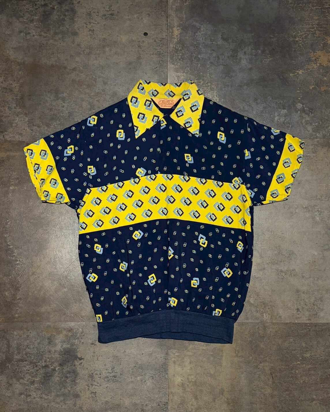 【50s】BLOCKS SOUTHLAND S/S シャツ (DeadStock)