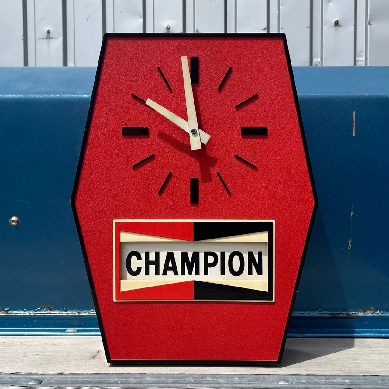 【70~80s】CHAMPION SPARK PLUGS 　Wall Clock