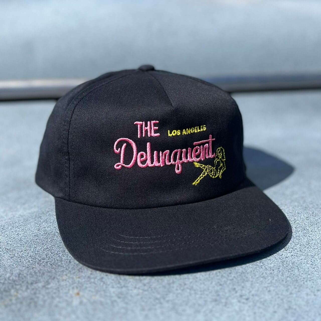 ”The Delinquent LA” 5 Snap Back Cap (Flat)