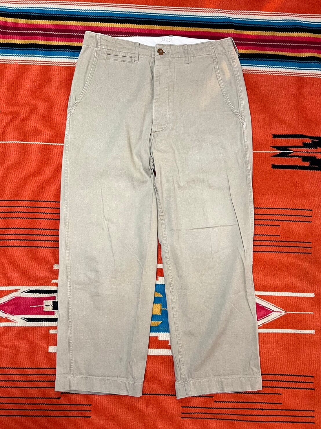 【50s】M-45 TROUSERS COTTON KHAKI (W81㎝)