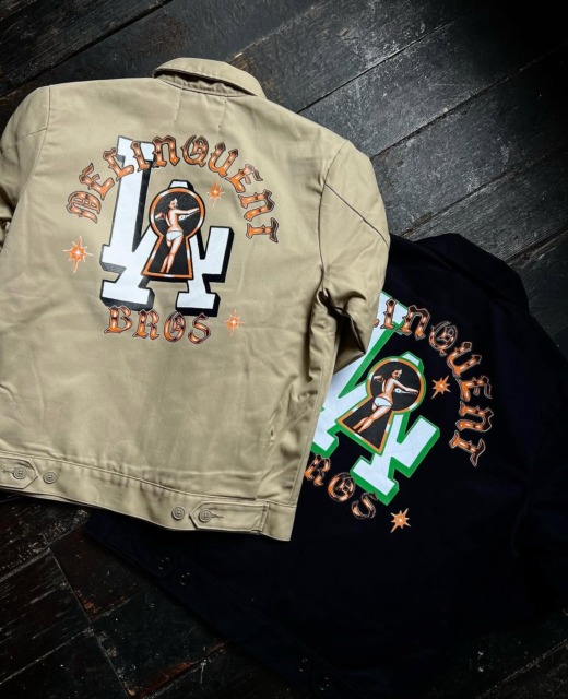 【貴重】Delinquent Bros♡デリンクエントブロス♡総刺繍♡ベロア 貴重】Delinquent Bros♡デリンクエントブロス♡総刺繍♡ベロア