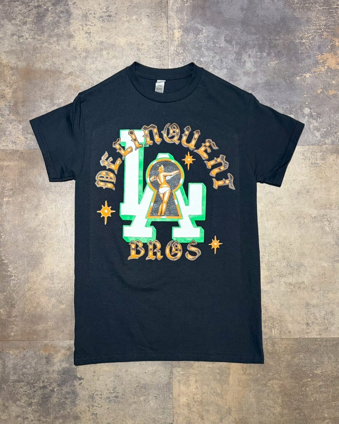 “Peek a Boo” Tee　BLACK