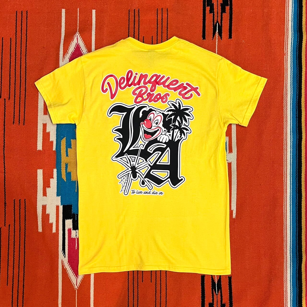 “To live and Die in LA” Tee　YELLOW