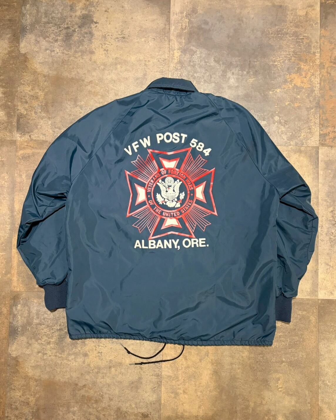 【70s】VETERANS OF FOREIGN WARS OF THE US コーチジャケット