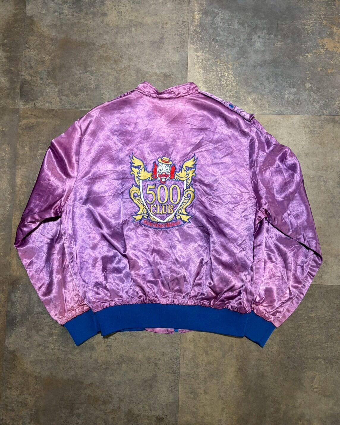 【80s】CIRCUS CIRCUS 500CLUB サテンジャケット