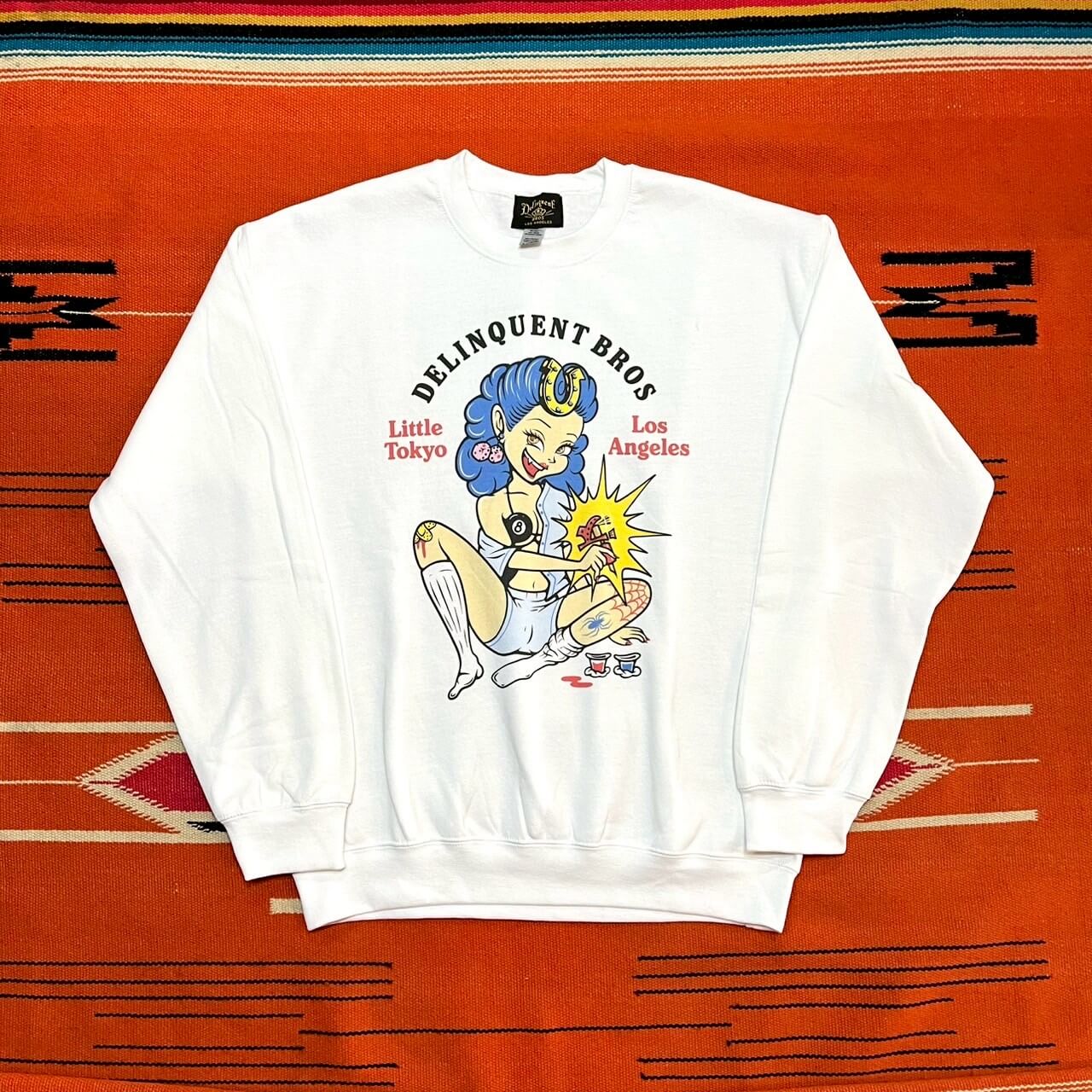 “Good Luck Babe” Crew Neck Sweat Shirt