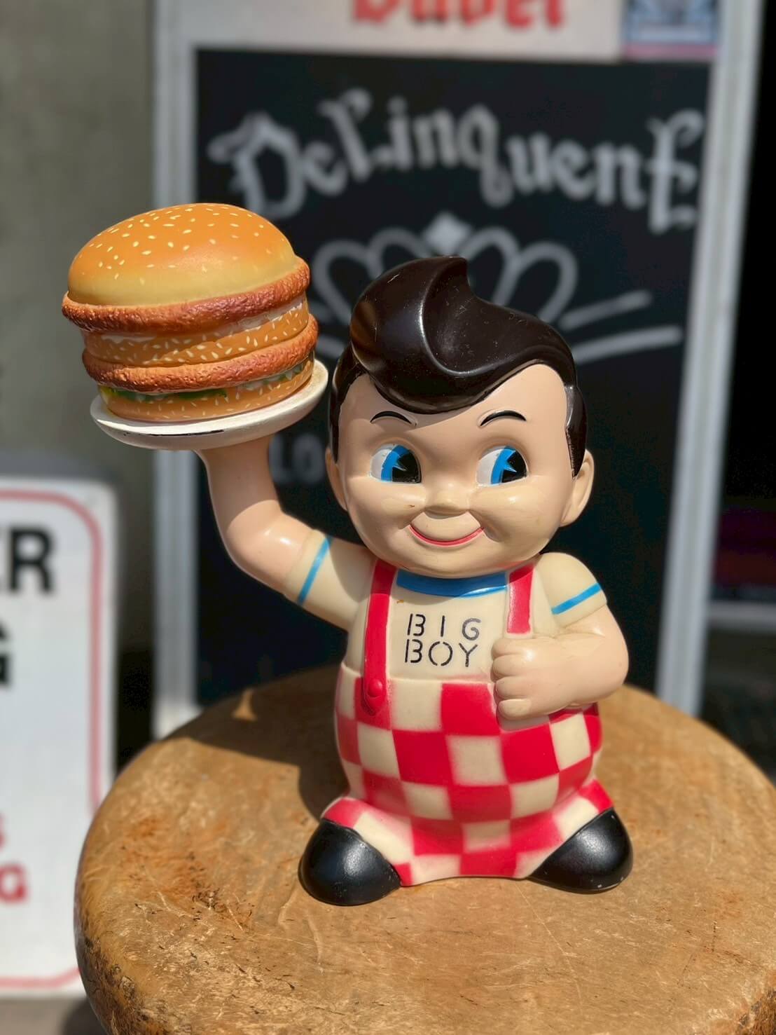 【Vintage】BIG BOY フィギュア型貯金箱