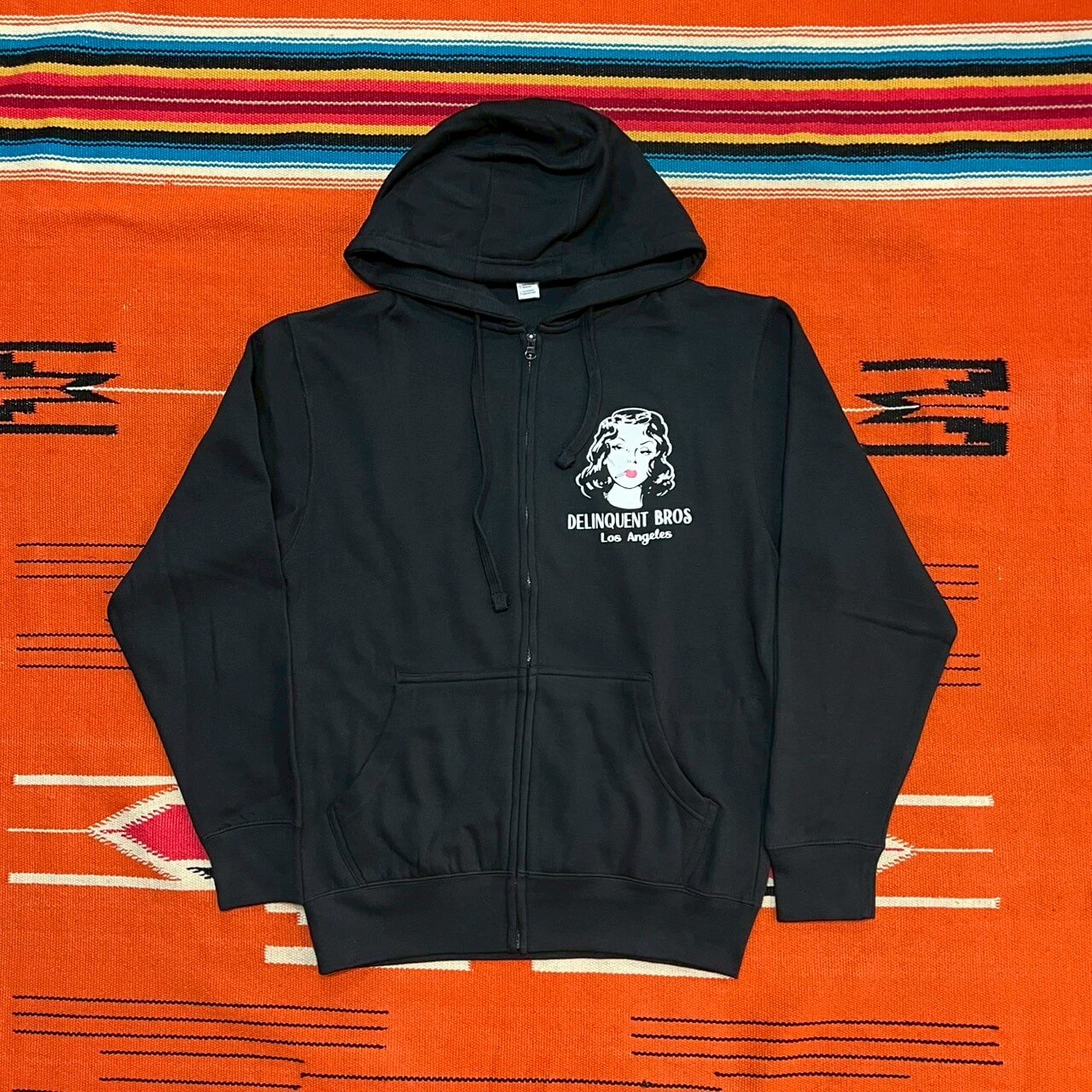 “Smoke Girl” Zip Hoodie