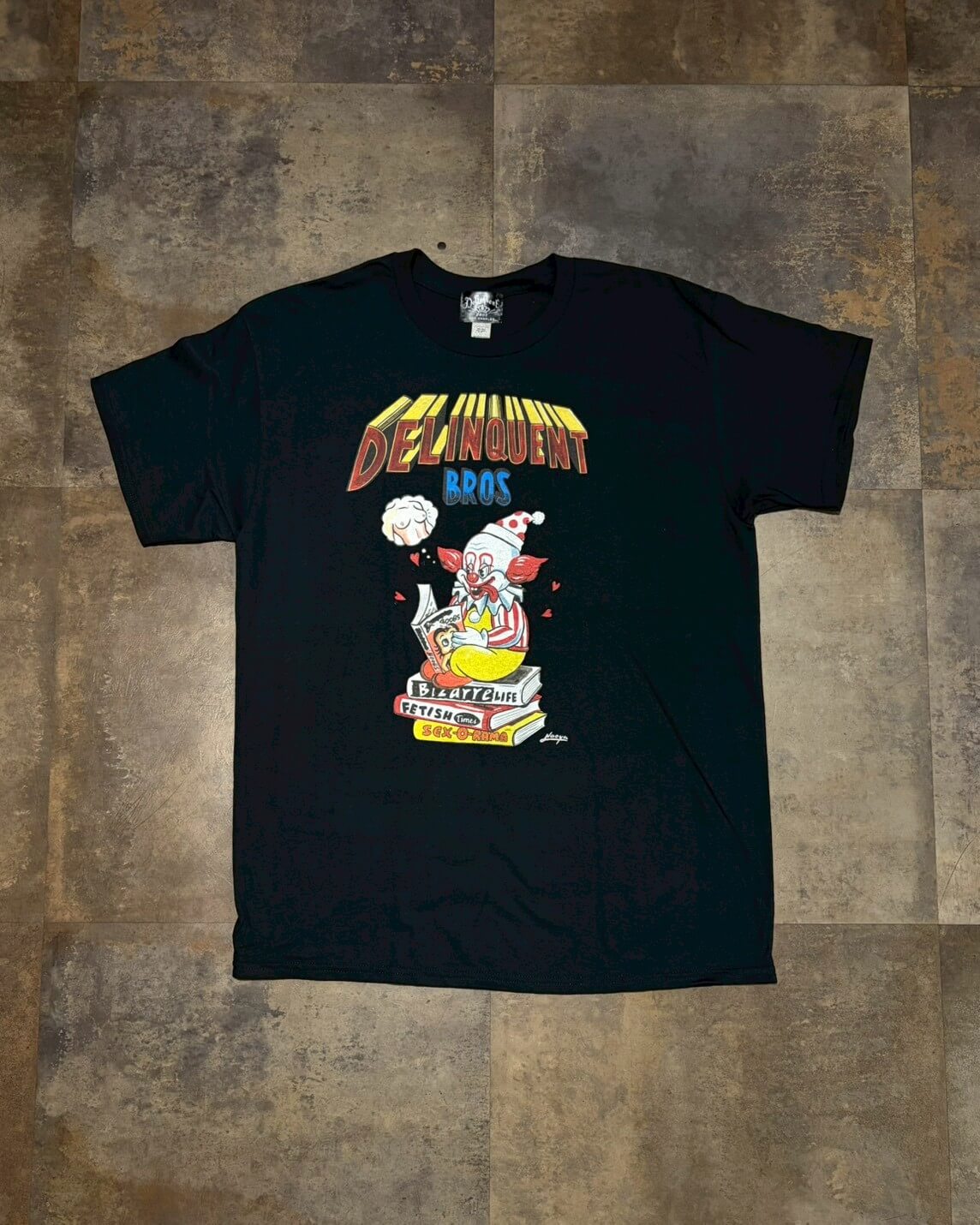 Perv-O the Clown Tee　BLACK