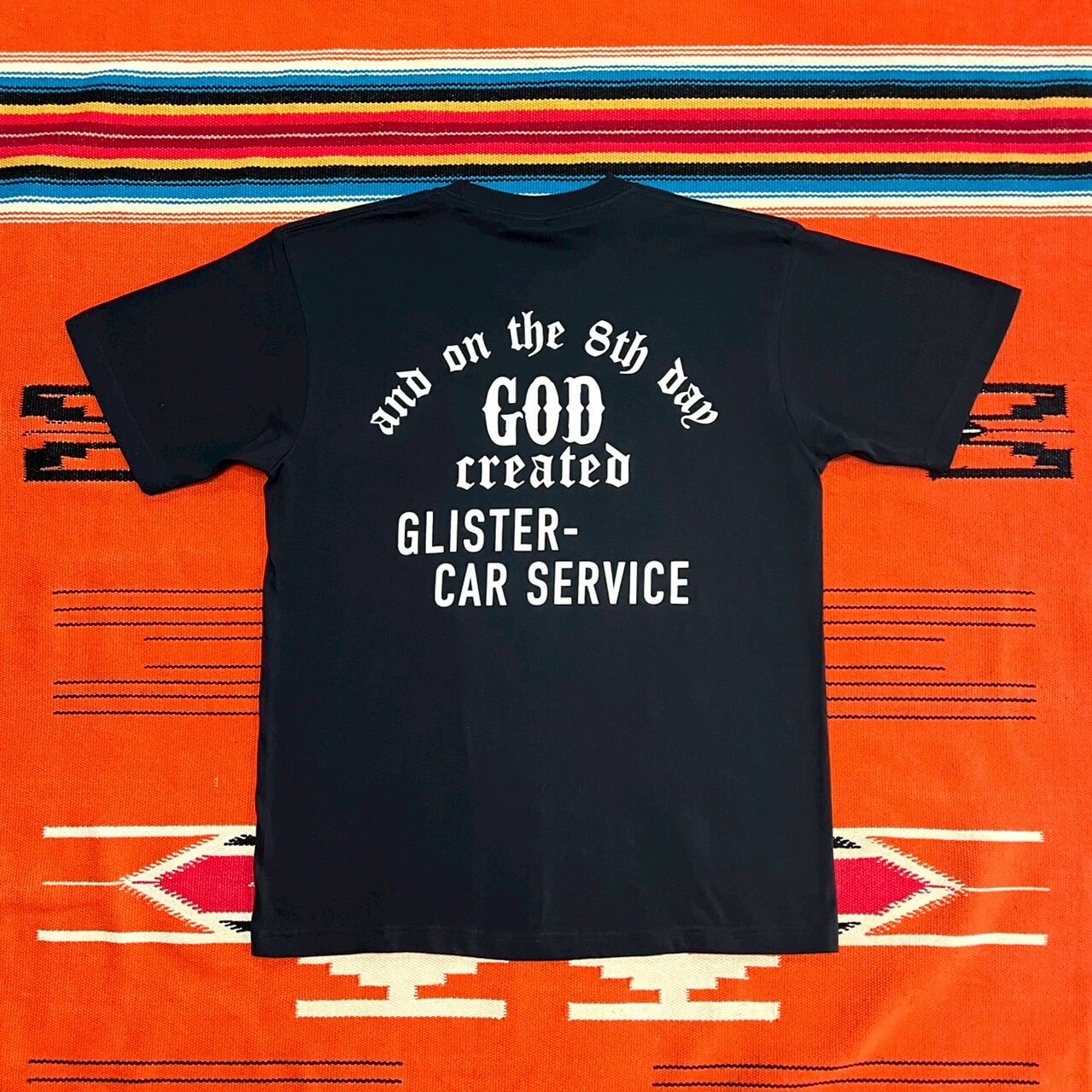 GLISTER 8DAY TEE　BLACK