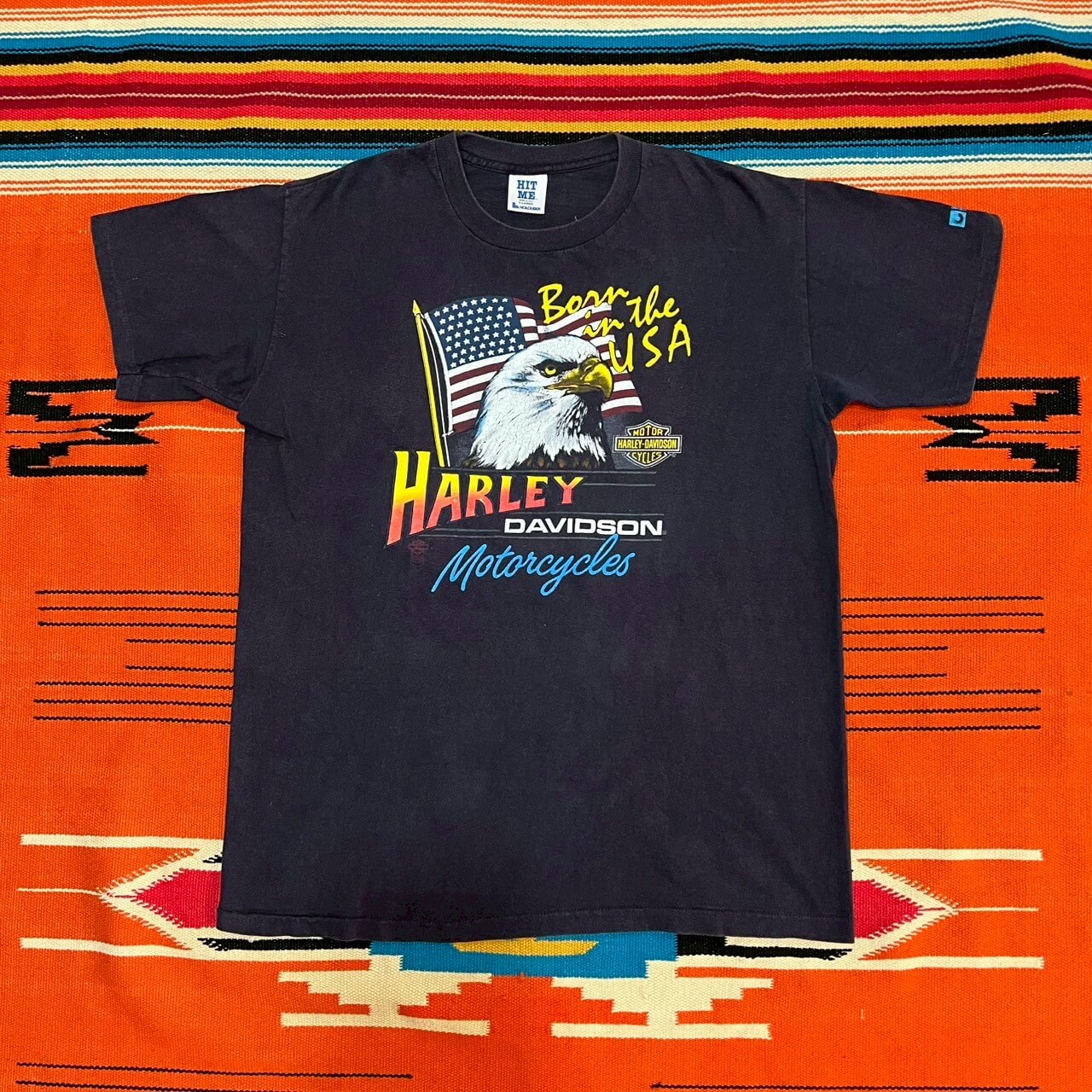 【80s】Harley-Davidson”Born in the USA” Tee (XLサイズ)