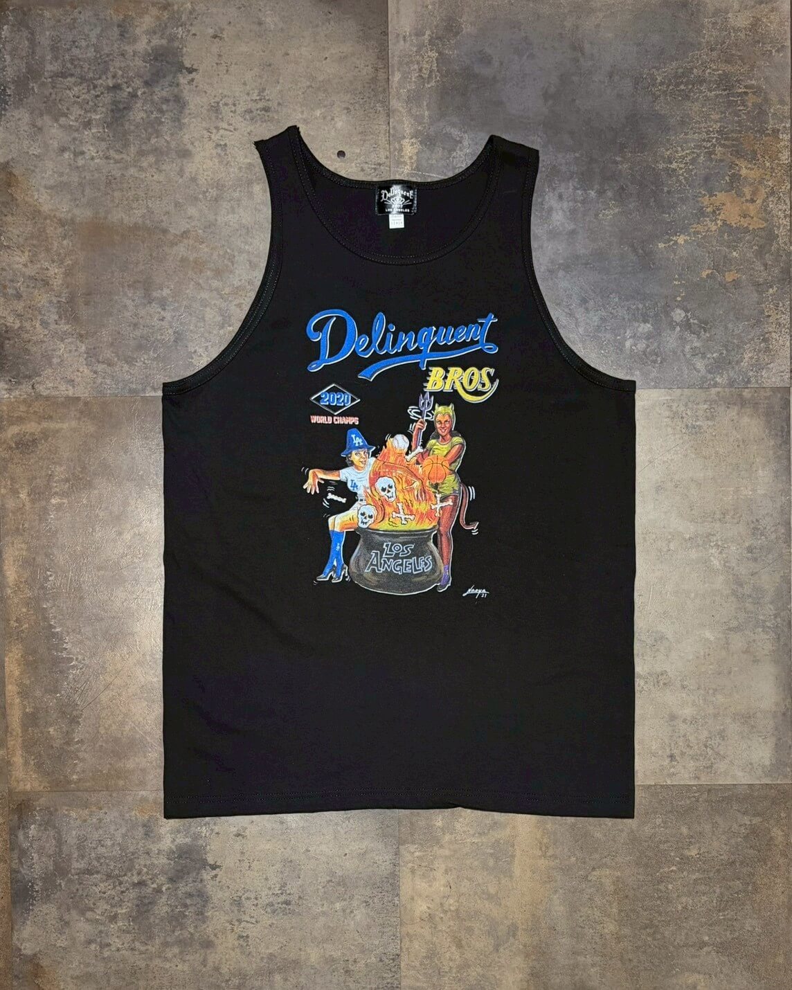 World Champs Tank top　BLACK